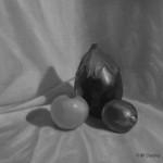 Egg plant bw