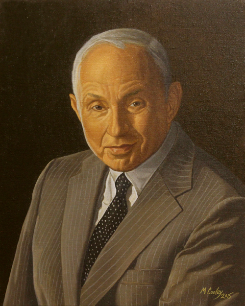 Michael A. Cooley, Les Wexner, Portrait, 2015, Oil. 